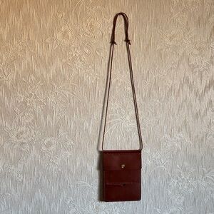 Brown Leather Crossbody Bag